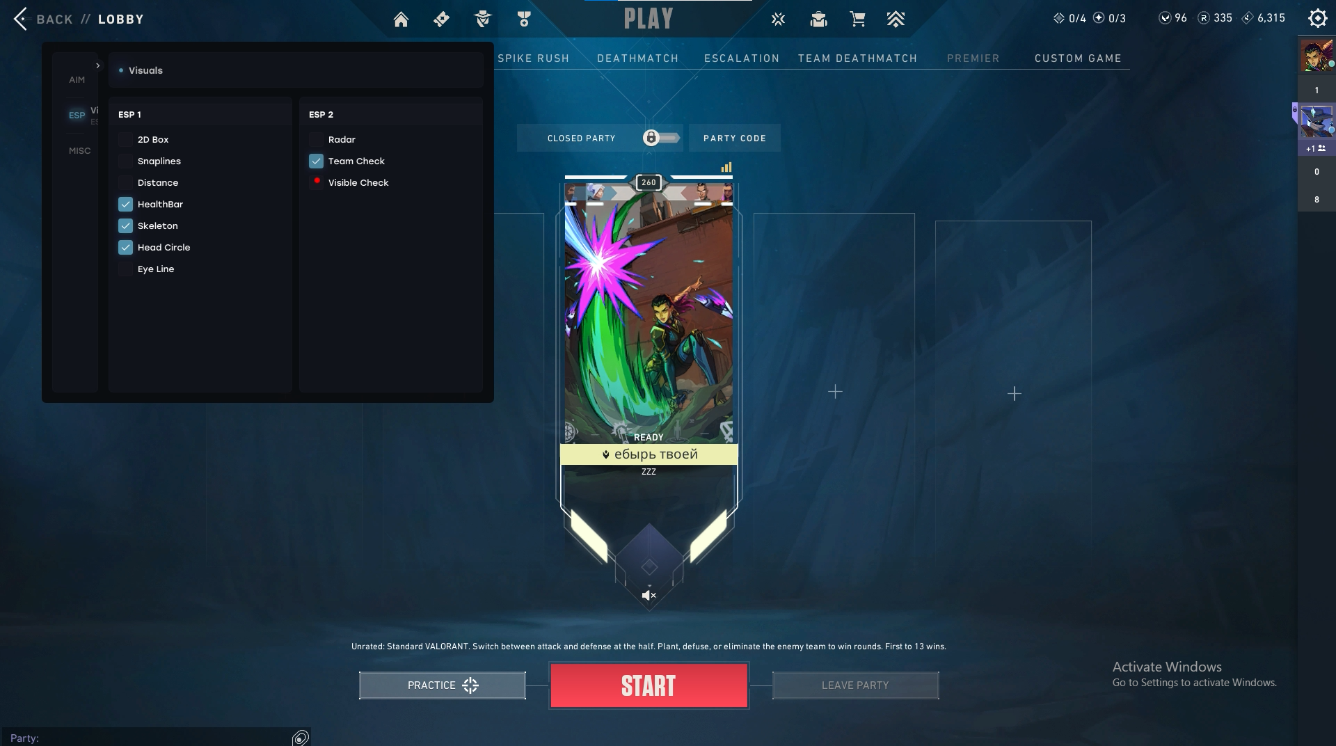 Shxdow Valorant Cheat