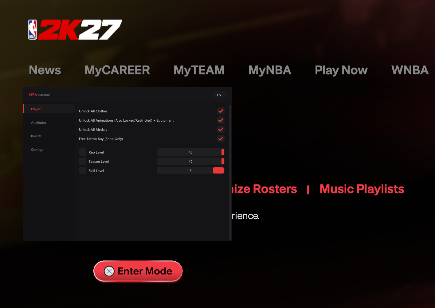 Shxdow NBA 2K27 Internal Cheat
