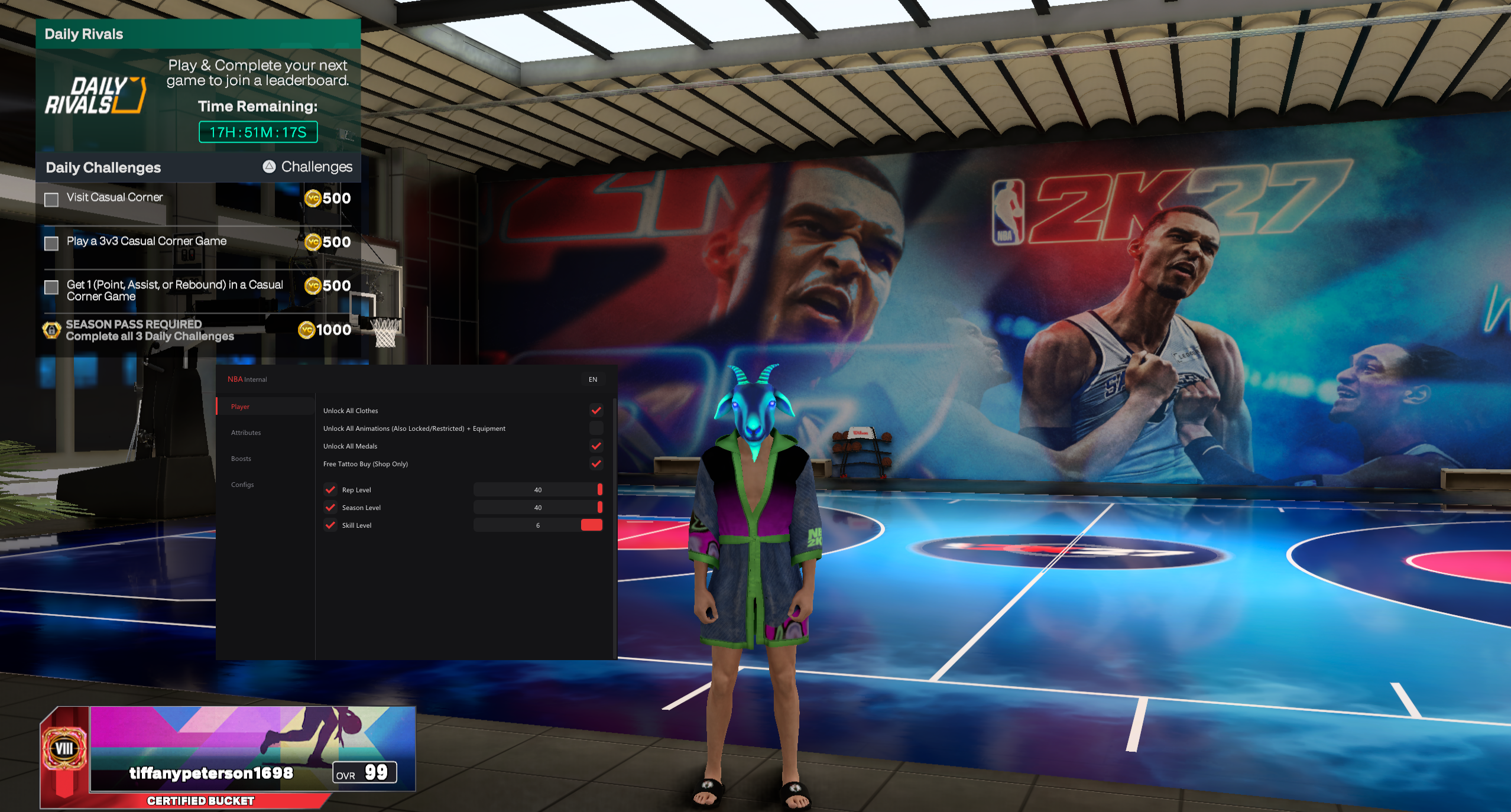 Shxdow NBA 2K27 Internal Cheat